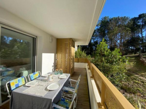 Appartement cosy et boisé, 6 pers. proche centre Capbreton avec terrasse, parking et accès PMR partiel - FR-1-413-231